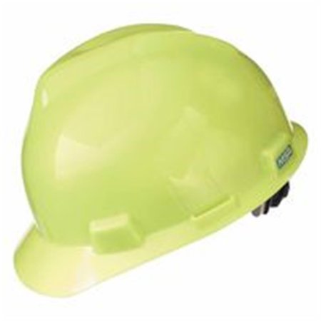 LIGHTHOUSE Standard V-Gard Slotted Cap Hi-Viz Yellow With Fas-Trac Suspension LI439837